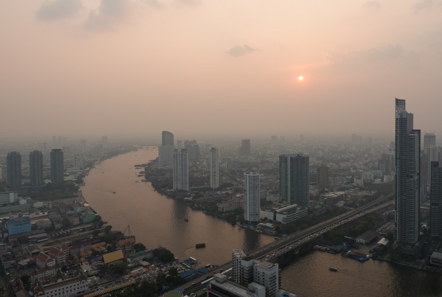 View from The Skybar, Lebua, Bangkok, Thailand