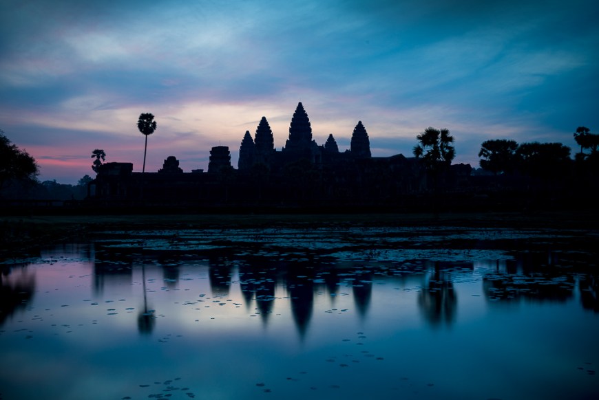Sunrise over Angkor Wat, Siem Reap, Cambodia