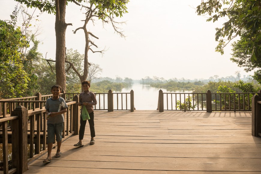 View of Baray, Angkor, Siem Reap, Cambodia