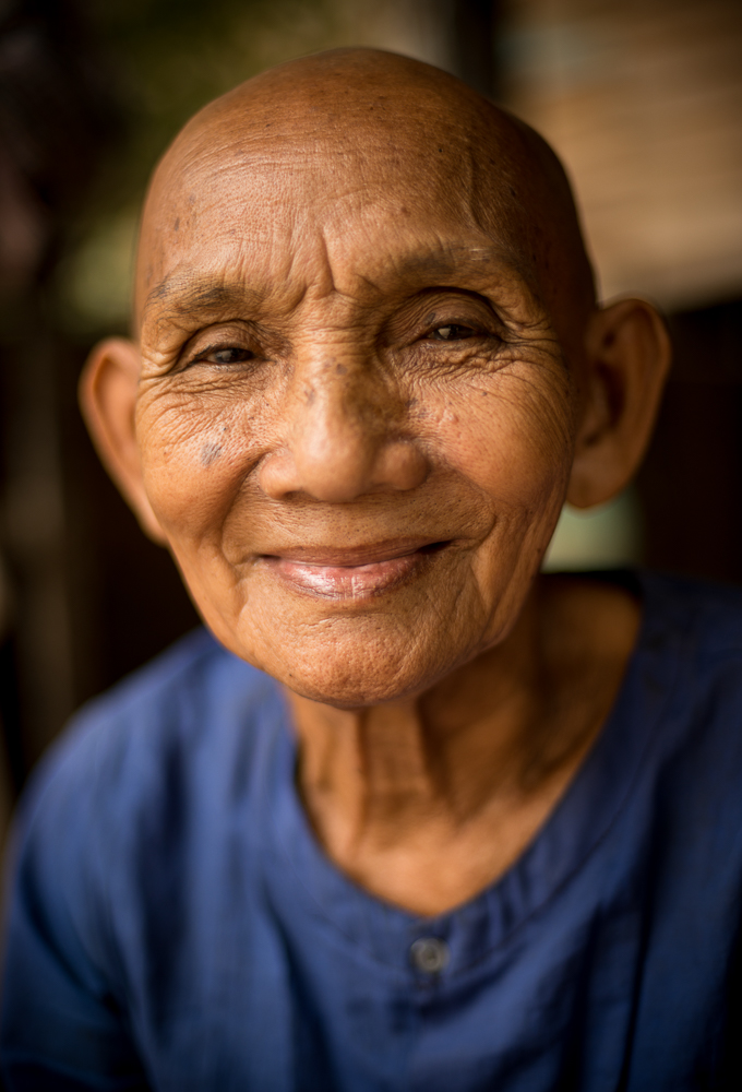 Portrait of Kim Ly, Monastery, Lolei Temple, Roluos, Siem Reap, Cambodia, Indochina, Asia