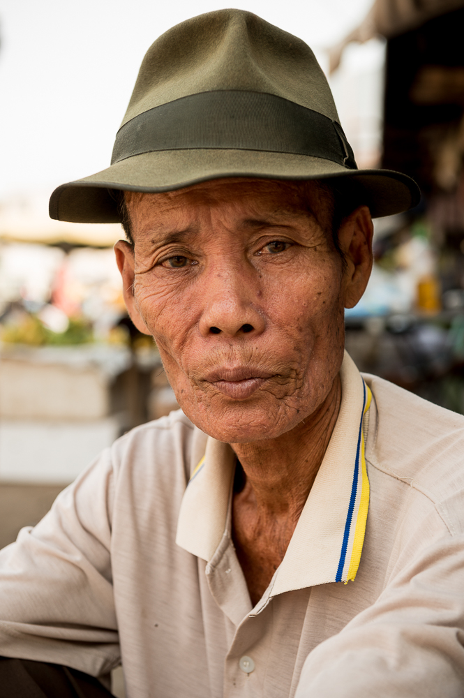 Portrait of Man, Battambang, Battambang Province, Cambodia, Indochina, Asia