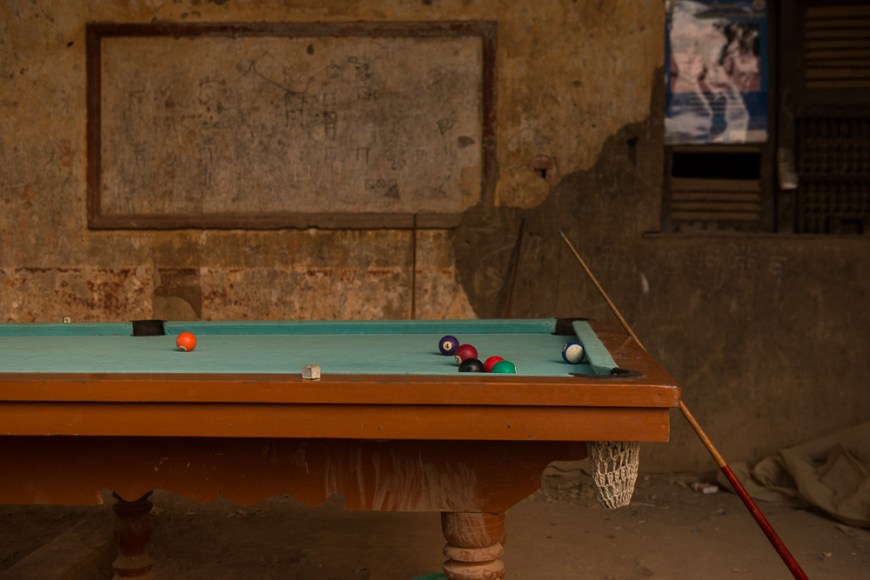Pool Table, Battambang, Battambang Province, Cambodia, Indochina, Asia