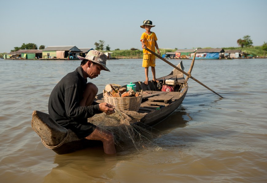 Floating Villages of Phoum Kandal, Kompong Chnang, Cambodia, Indochina, Asia