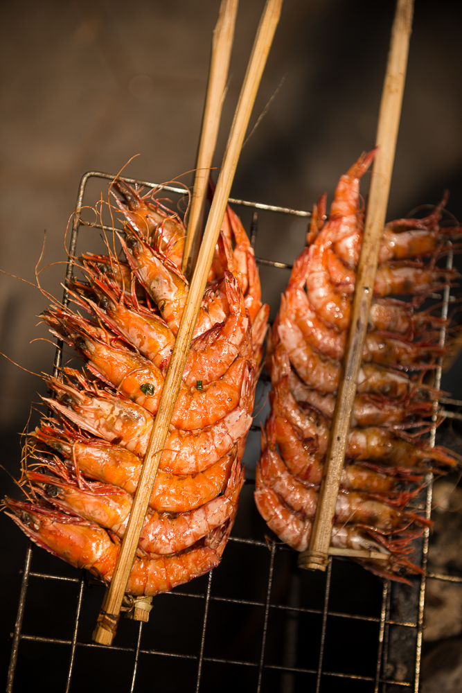 BBQ Stalls at Crab Market, Kep, Kep Province, Cambodia, Indochina, Asia