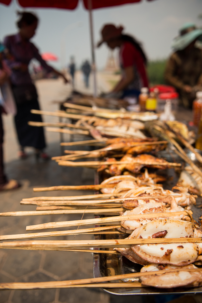 BBQ Stalls at Crab Market, Kep, Kep Province, Cambodia, Indochina, Asia