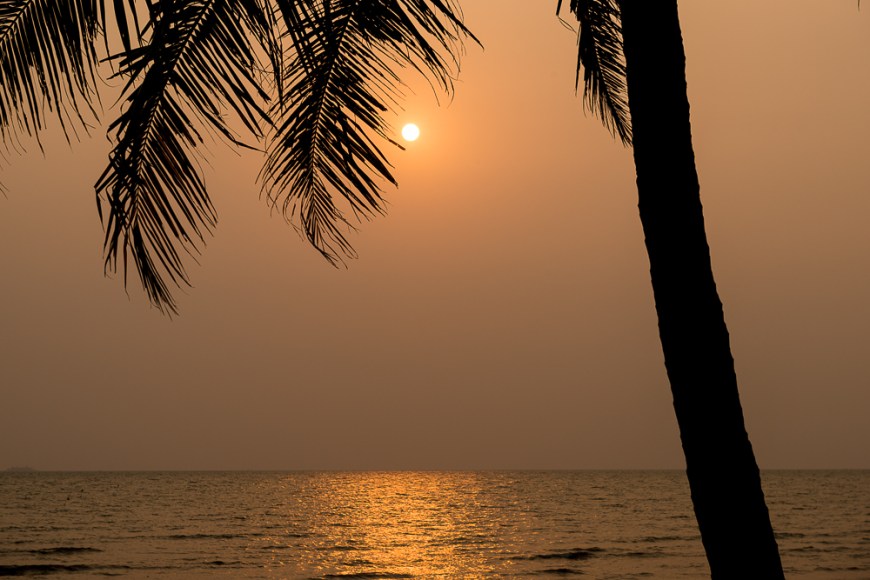 Sunset at Sailing Club, Kep, Cambodia, Indochina, Asia