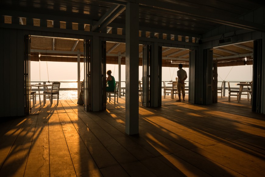 Interior of Sailing Club, Kep, Kep Province, Cambodia, Indochina, Asia