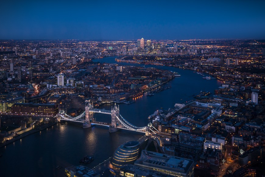 The View from The Shard, London, England
