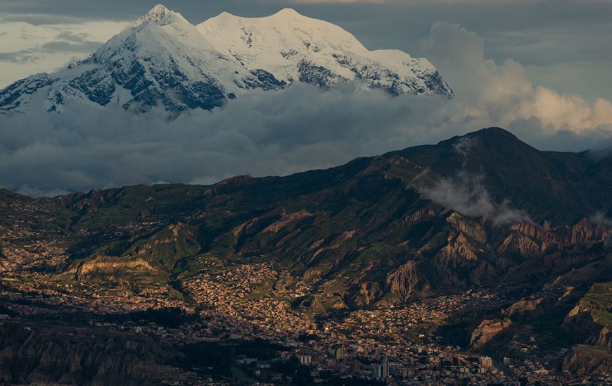 View of La Paz from El Alto, La Paz, Bolivia