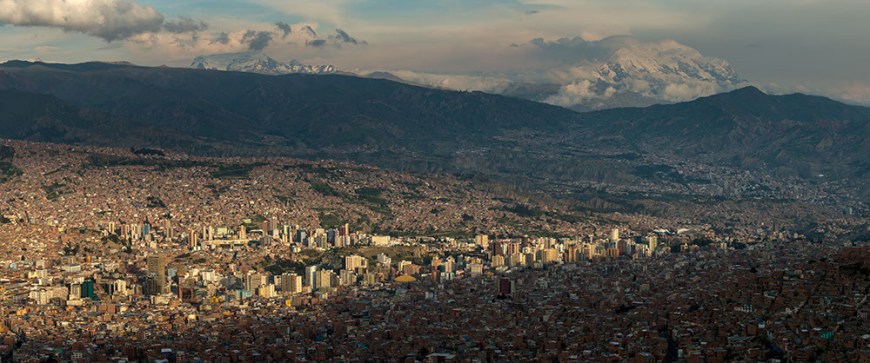View of La Paz from El Alto, La Paz, Bolivia