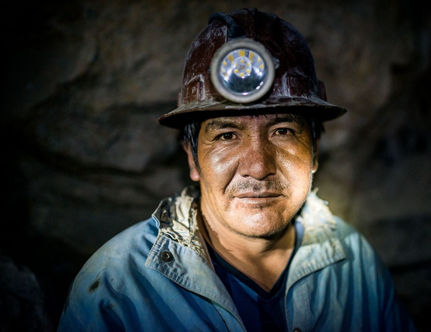 Portrait of Andaluz, The Mines of Cerro Rico, Potosi, Southern Altiplano, Bolivia