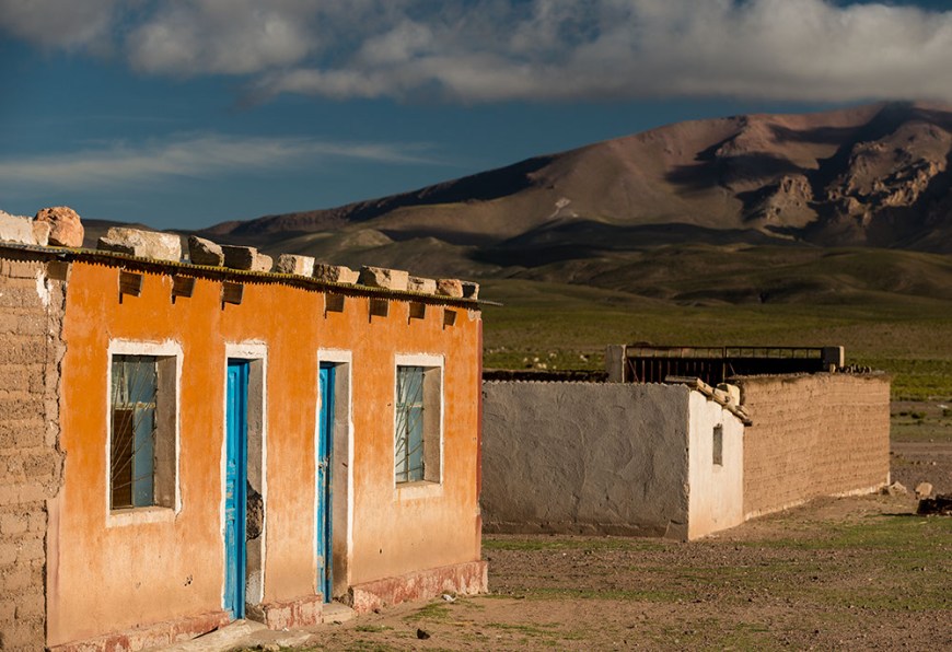 Buildings in Villa Alota, Southern Altiplano, Bolivia