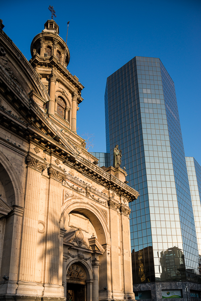 The Cathedral at dawn, Santiago, Chile