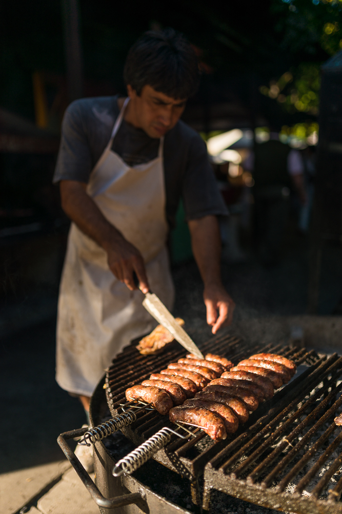 Traditional Asado (BBQ), El Caminito, La Boca, Buenos Aires, Argentina