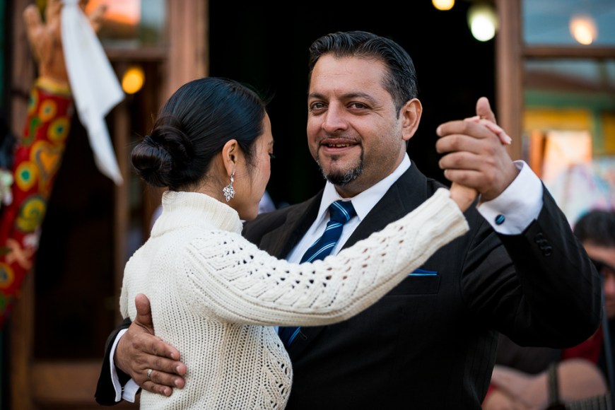 Tango Dancing, El Caminito, La Boca, Buenos Aires, Argentina
