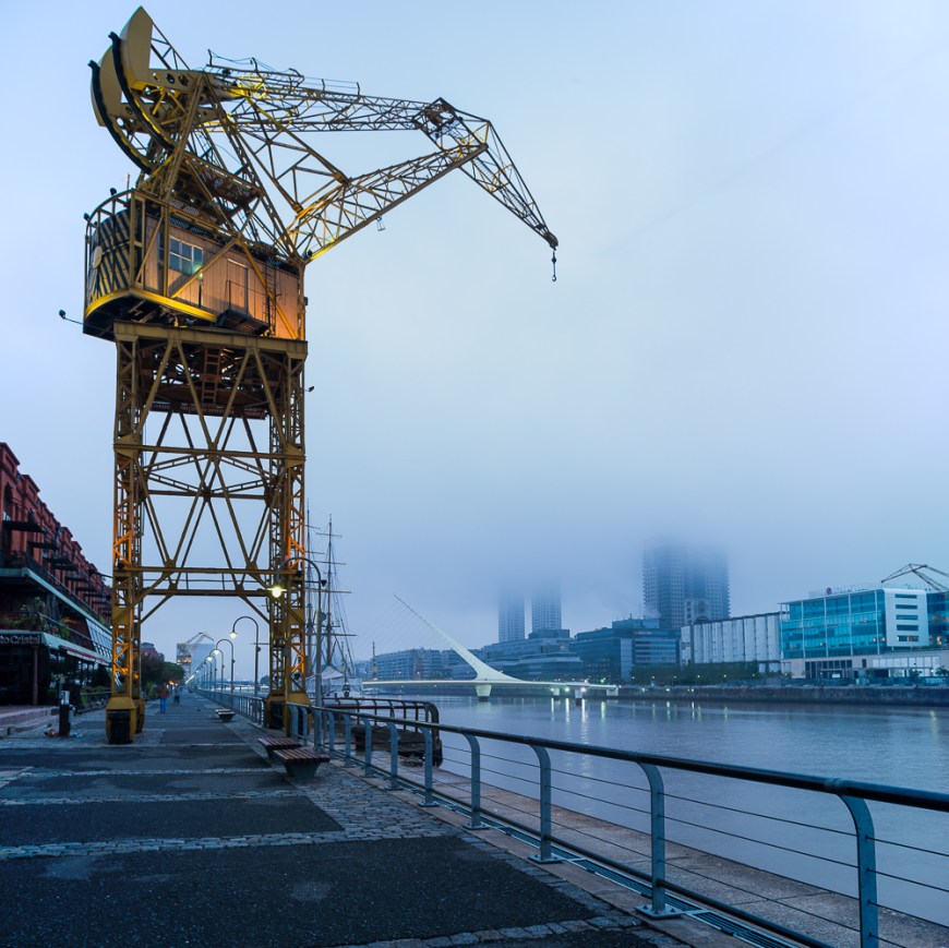 Puente de la Mujer (Bridge of the Woman), Puerto Madero, Buenos Aires, Argentina