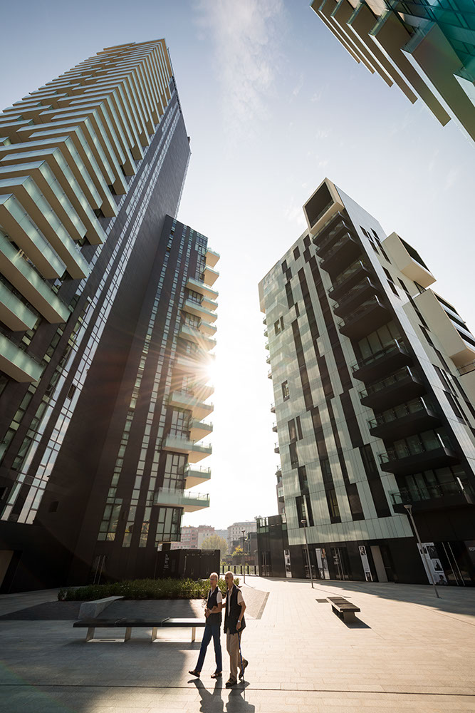Piazza Gae Aulenti, Milan, Lombardy, Italy