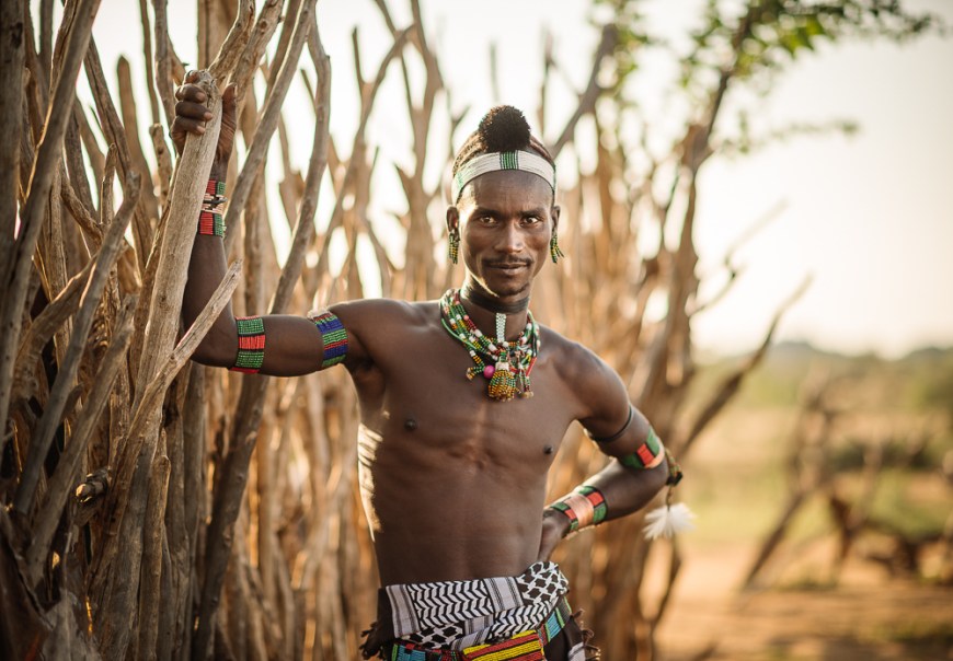 Portrait of Sabe, Hamar Tribe, Omo Valley, Ethiopia