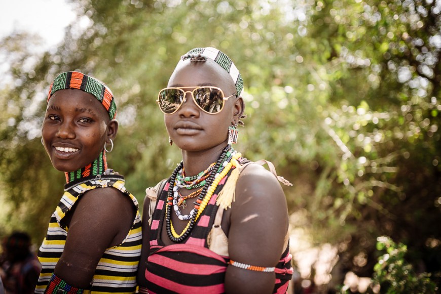 Jumping of the Bulls Ceremony, Hamar Tribe, Turmi, Omo Valley, Ethiopia