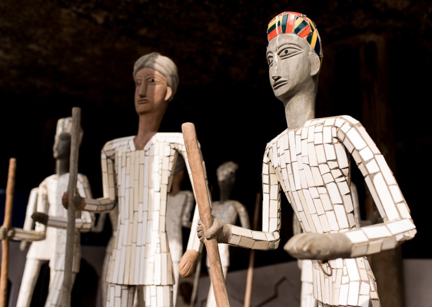 Sculptures at The Rock Garden, Chandigarh, Punjab / Haryana Province, India