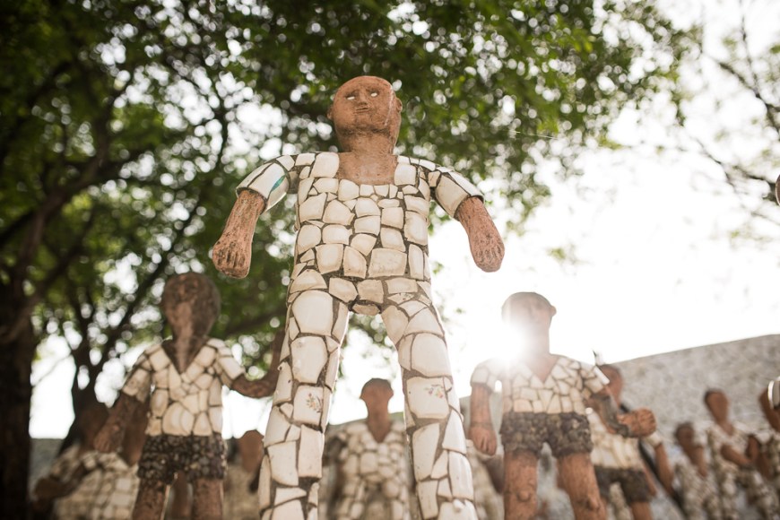 Sculptures at The Rock Garden, Chandigarh, Punjab / Haryana Province, India