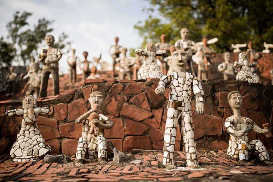 Sculptures at The Rock Garden, Chandigarh, Punjab / Haryana Province, India