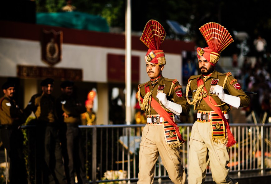 Wagha Border Ceremony, Attari, Punjab Province, India