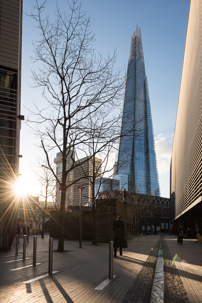 View of The Shard from 'More London', London, England