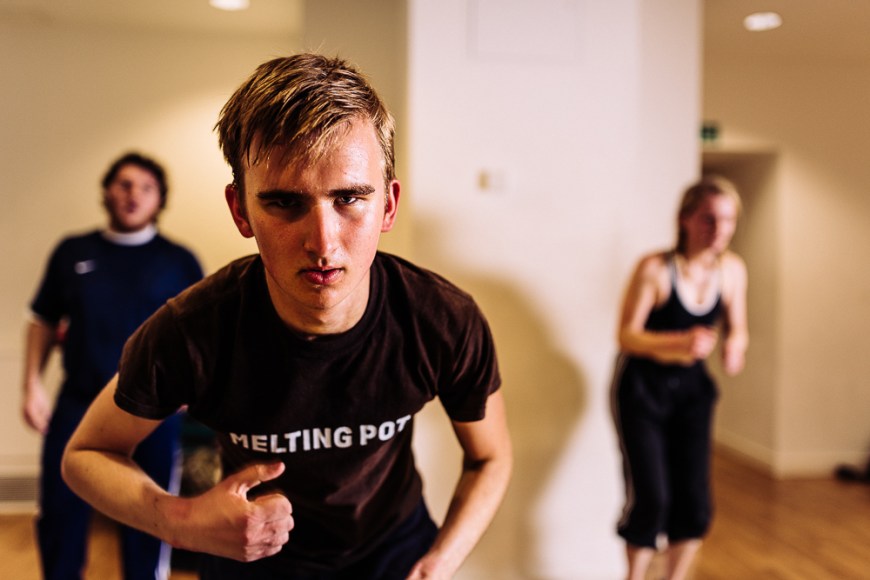 Boxing training at Holburn, London