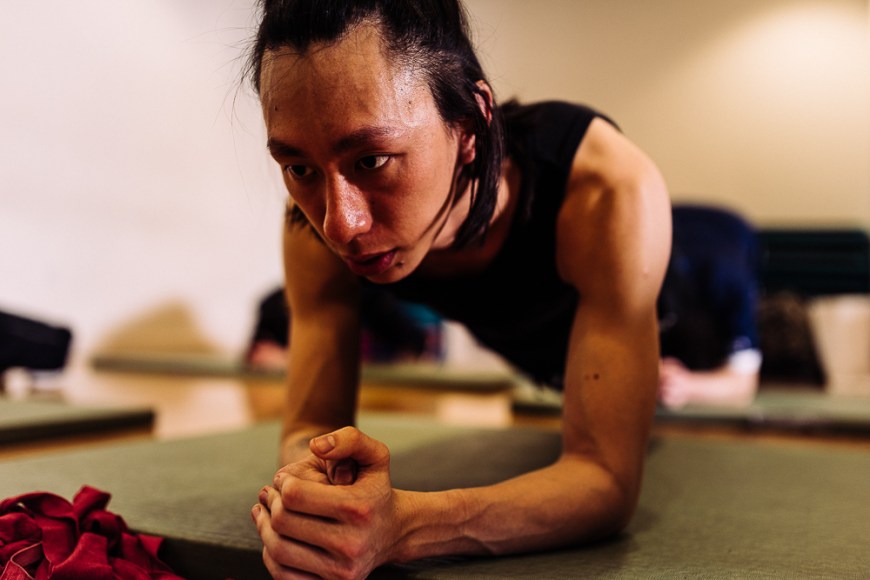 Boxing training at Holburn, London