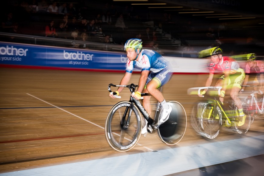 Day 2 of the London Six Day Cycle event at The Velodrome, Stratford