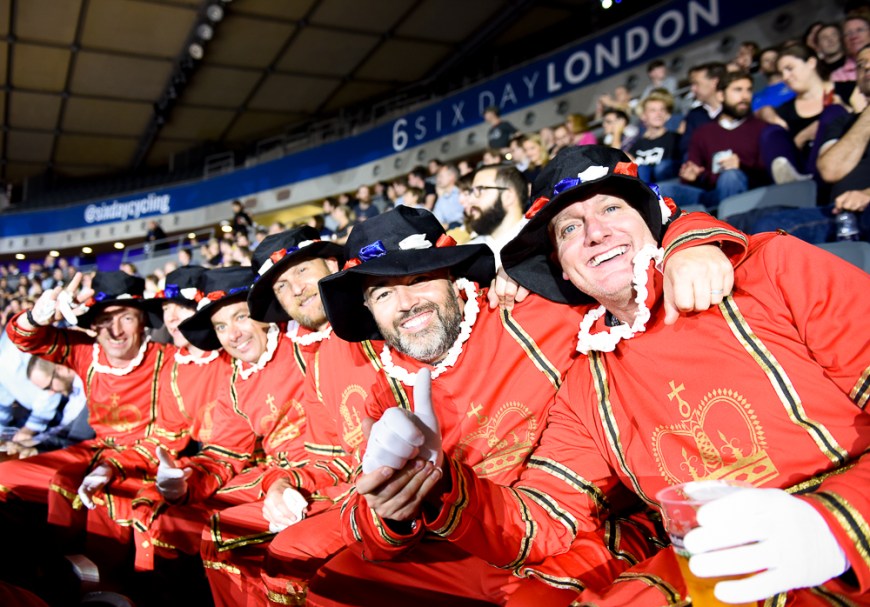 Day 3 of the London Six Day Cycle event at The Velodrome, Stratford