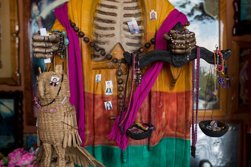 La Santa Muerte Altar, Lake Patzcuaro, Michoacán, Mexico