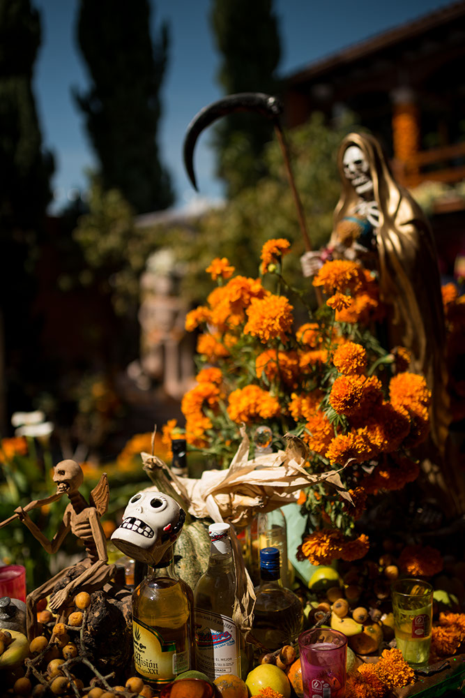 La Santa Muerte Altar, Lake Patzcuaro, Michoacán, Mexico