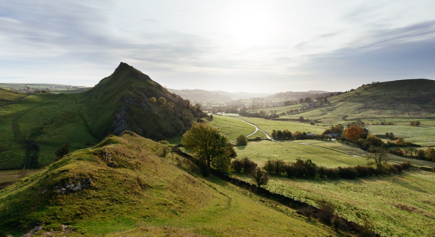Sunrise from Chrome Hill, Peak District, Derbyshire, England, UK