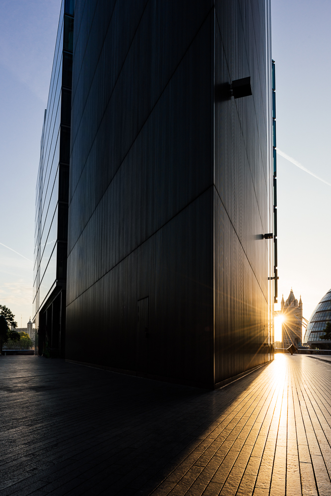 Sunrise from More London Place, London, England