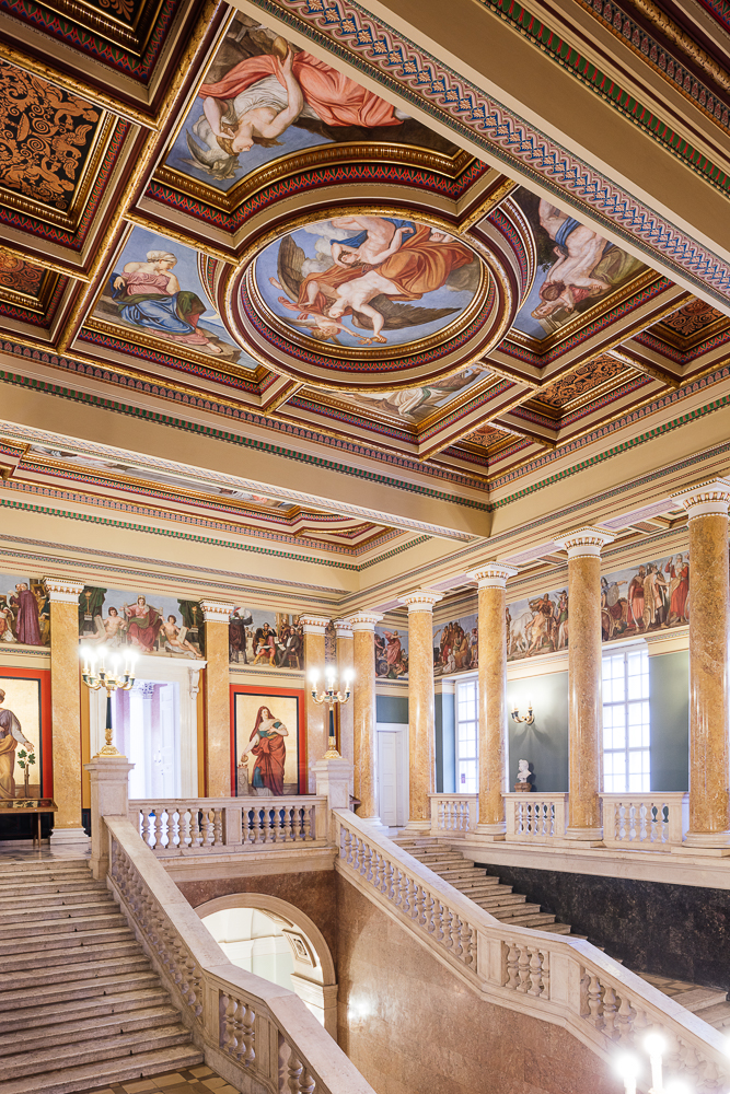 Interior of The Hungarian National Museum, Budapest, Hungary