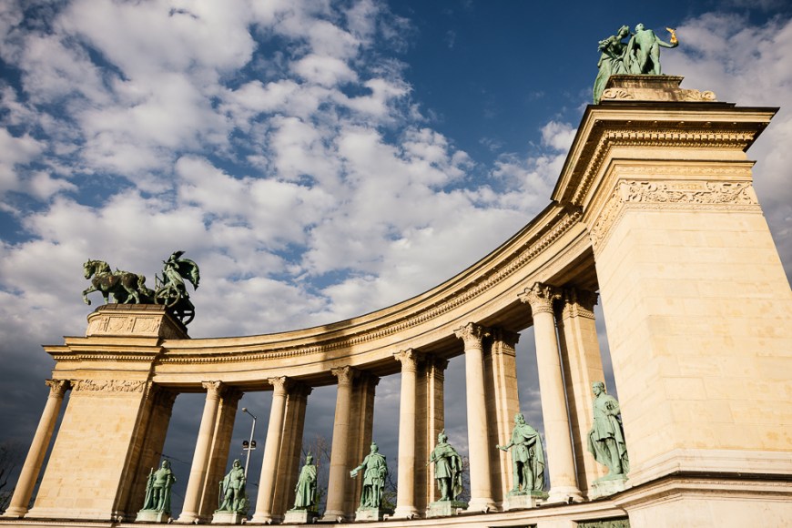 Heroes' Square (Hősök tere), Budapest, Hungary