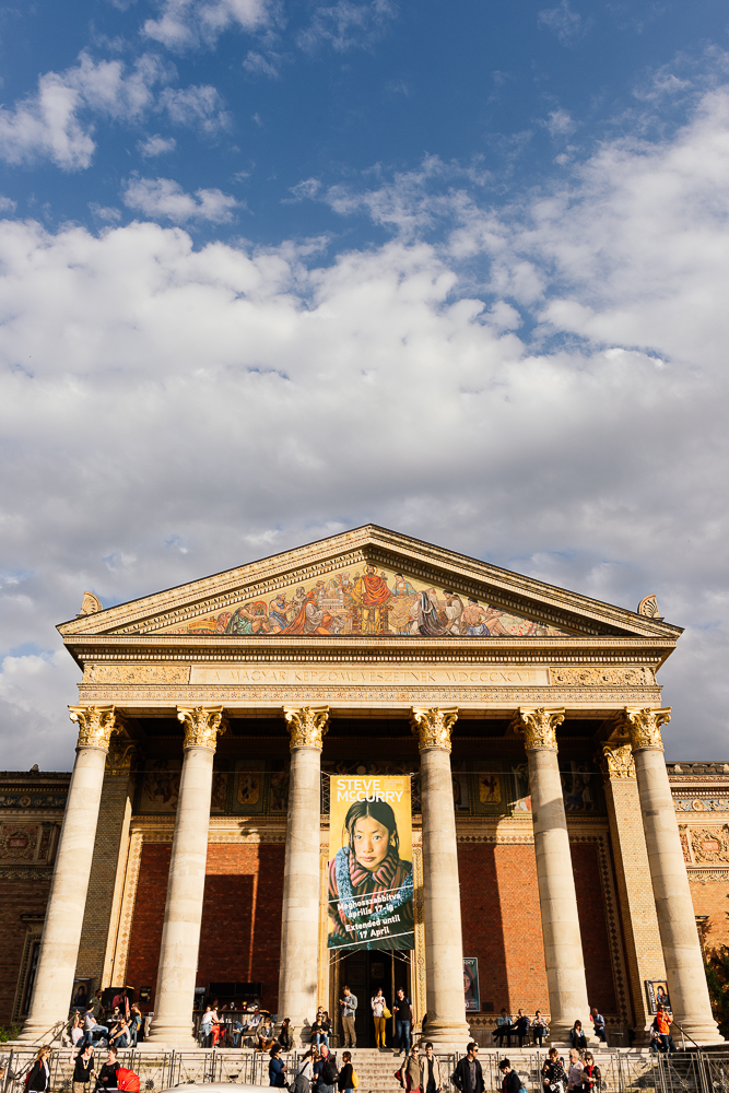 Exterior of Hall of Art (Kunsthalle), Budapest, Hungary