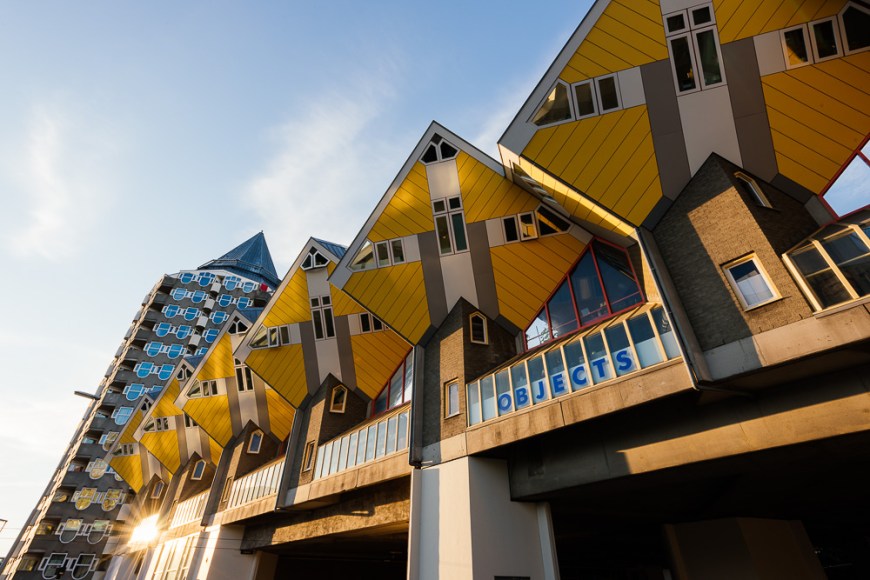 Cube Houses - 'Blaakse  Bos', Oudehaven, Rotterdam, Netherlands
