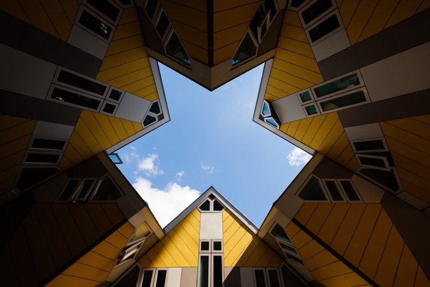 Cube Houses - 'Blaakse  Bos', Oudehaven, Rotterdam, Netherlands