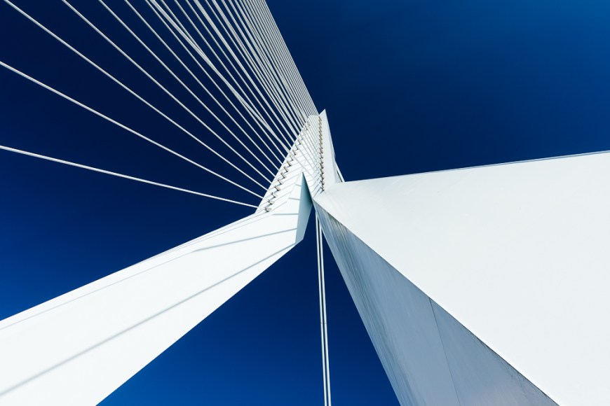 Erasmus Bridge, Wilhelminakade, Rotterdam, Netherlands