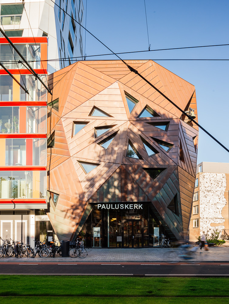 Exterior of Pauluskerk, Kruisplein, Rotterdam, Netherlands