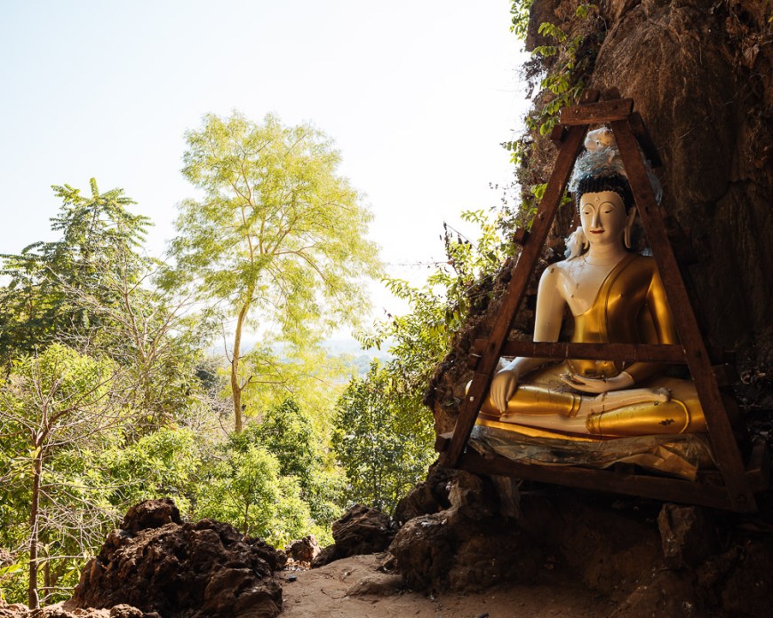 Yathe Byan Cave, Hpa-an, Kayin State. Myanmar, Asia