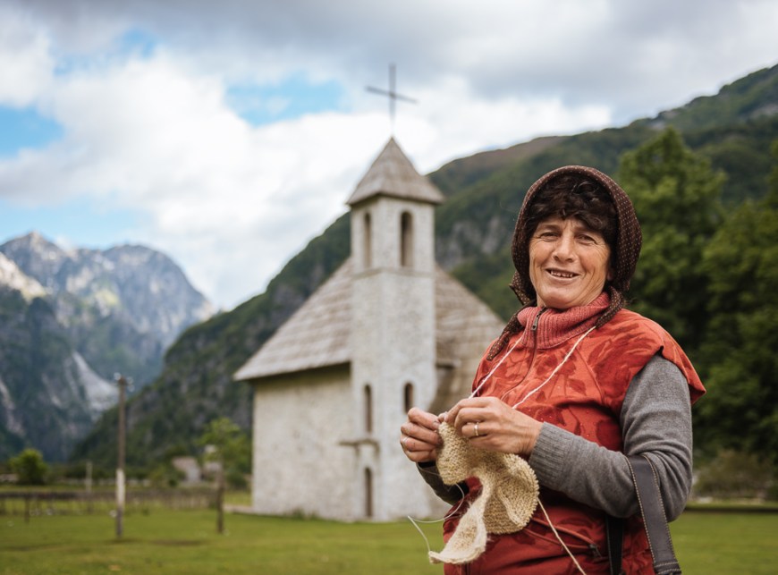 Portrait of Schkure Gummnorte, The Accursed Mountains, Theth, Albania