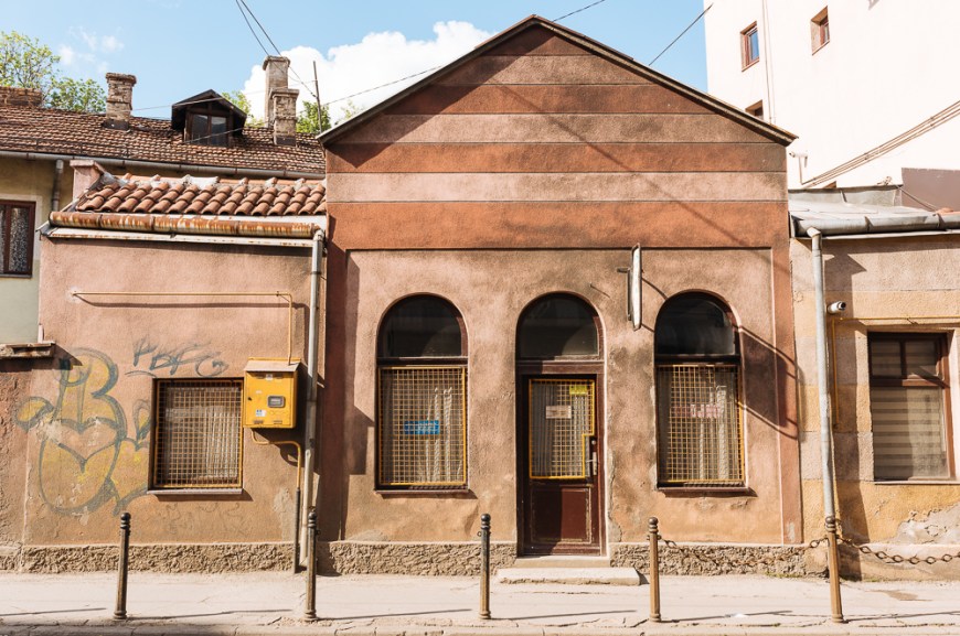 Exterior of Vijećnica, Old Town, Sarajevo, Bosnia