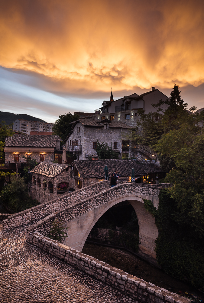 The Crooked Bridge, Mostar, Bosnia