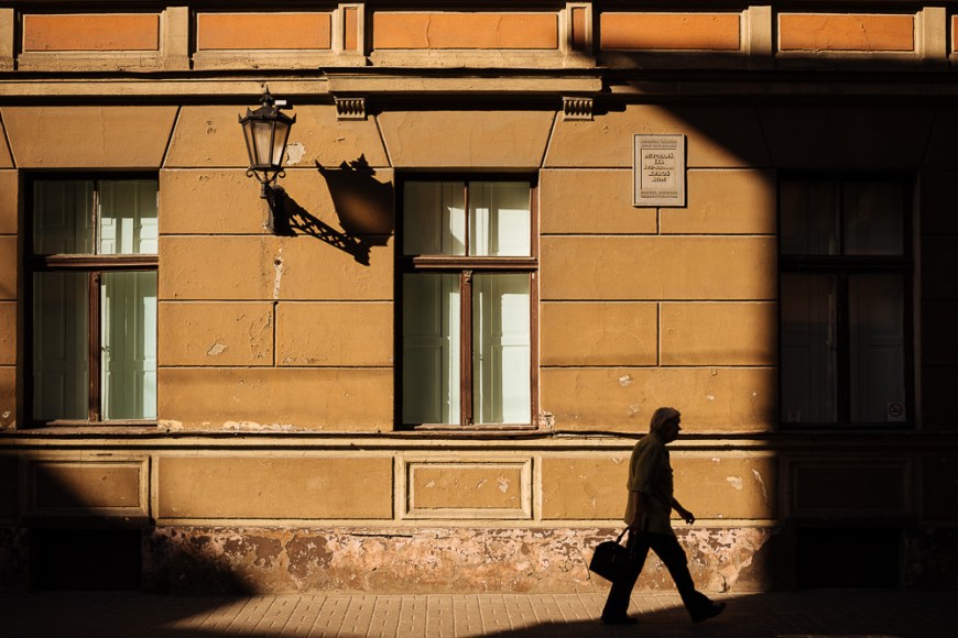 Facade of building, Riga, Latvia, Baltic States, Europe
