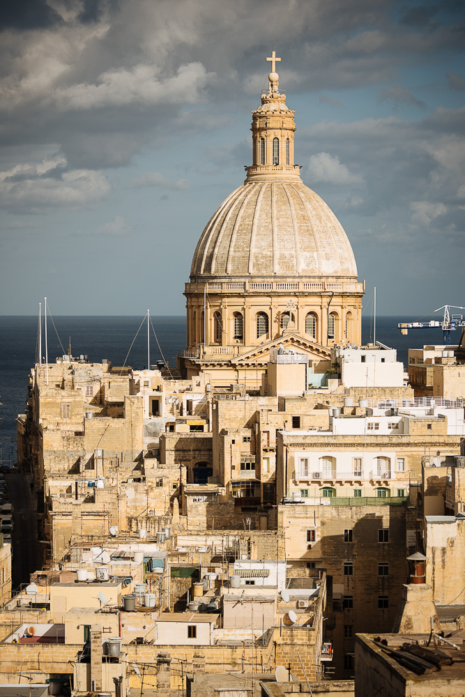 Dome of Basilica of Our Lady of Mount Carmel, Valletta, Malta