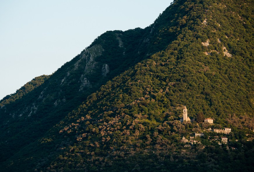 View from Perast, Bay of Kotor, Montenegro